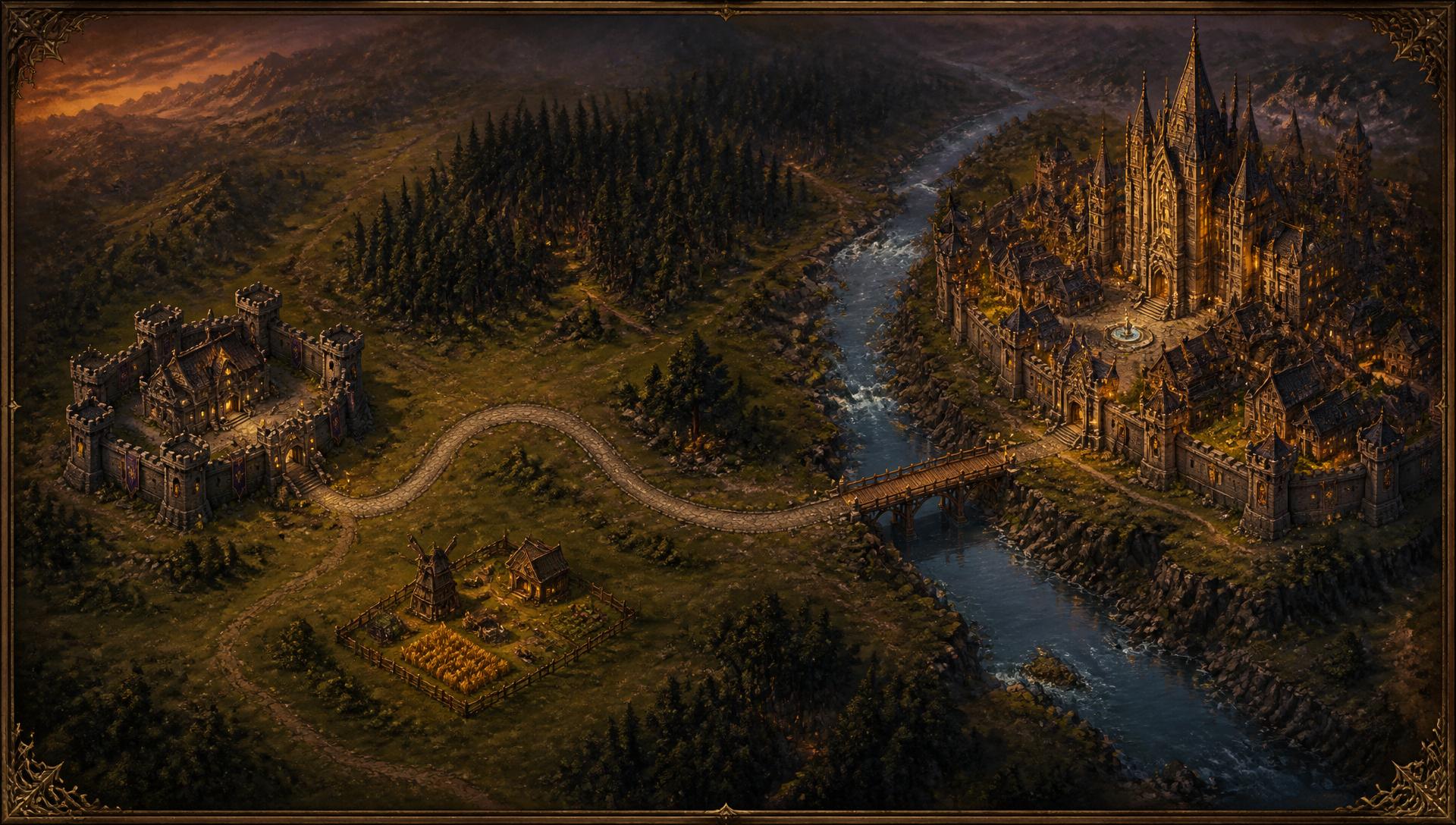 Convoy route map