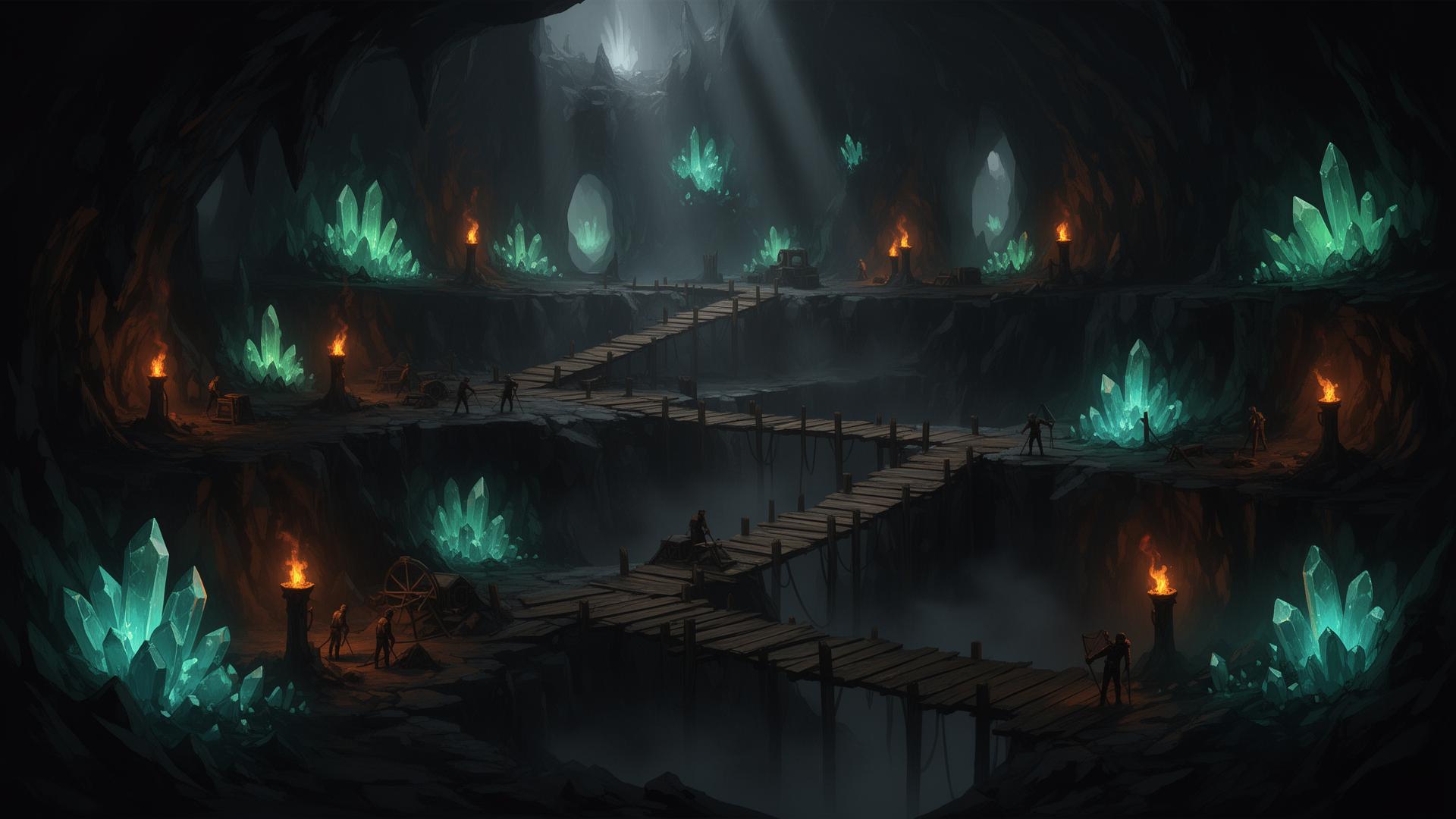 Mining quarry
